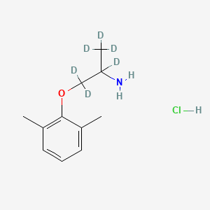 Chemical structure of Mexiletine D6 hydrochloride