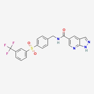 Chemical structure of GNE-618