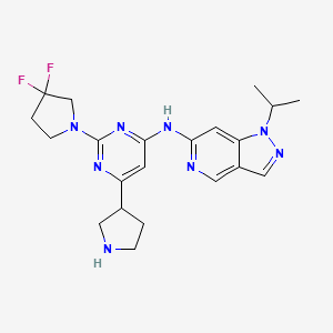 Chemical structure of GNE-1858