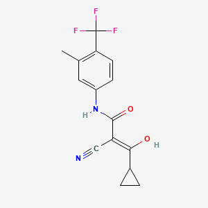 Chemical structure of Laflunimus