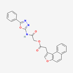 Chemical structure of LtaS-IN-1