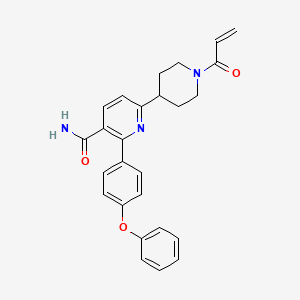 Chemical structure of Orelabrutinib