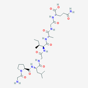 Chemical structure of GPLGIAGQ TFA