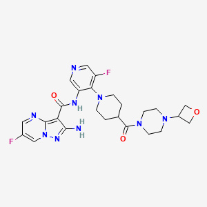Chemical structure of Gartisertib