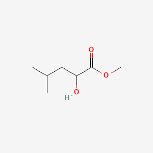Chemical structure of Methyl 2-hydroxy-4-methylvalerate