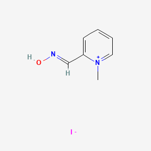 Chemical structure of Pralidoxime iodide