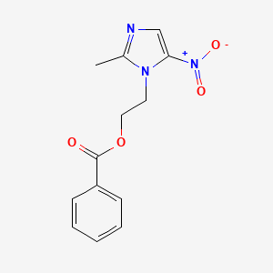 Chemical structure of Metronidazole Benzoate