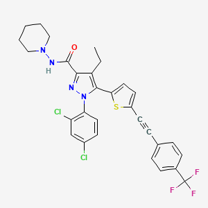 Chemical structure of TM38837