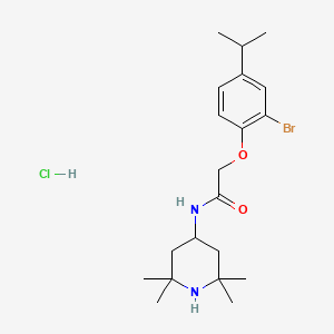 Chemical structure of VU0134992 hydrochloride