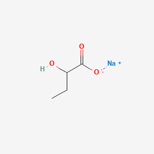 Chemical structure of Sodium 2-hydroxybutanoate