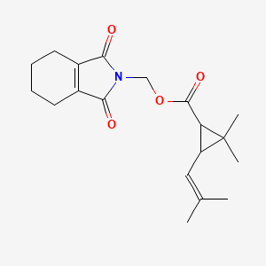 Chemical structure of Tetramethrin