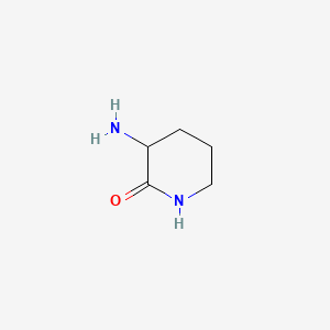 Chemical structure of 3-Amino-2-piperidone