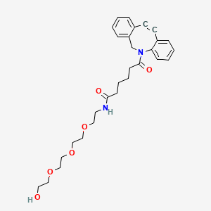 Chemical structure of DBCO-PEG4-alcohol
