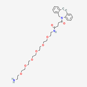 Chemical structure of DBCO-PEG6-amine