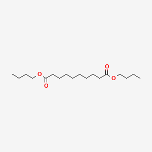 Chemical structure of Dibutyl sebacate