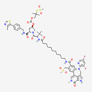 Chemical structure of PROTAC BRD4 degrader for PAC-1