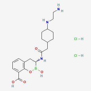 Chemical structure of Taniborbactam hydrochloride