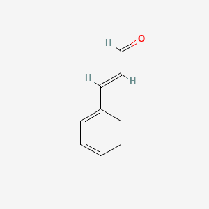 Chemical structure of Cinnamaldehyde