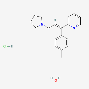 Chemical structure of Triprolidine hydrochloride monohydrate