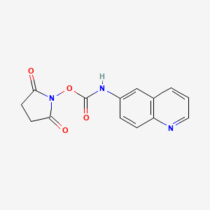Chemical structure of AQC