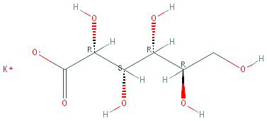 Chemical structure of Potassium guaiacolsulfonate hemihydrate