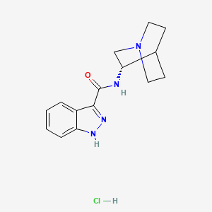 Chemical structure of Facinicline hydrochloride
