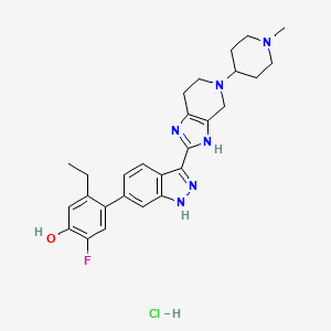 Chemical structure of JAK-IN-5 hydrochloride