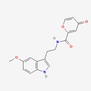 Chemical structure of Piromelatine