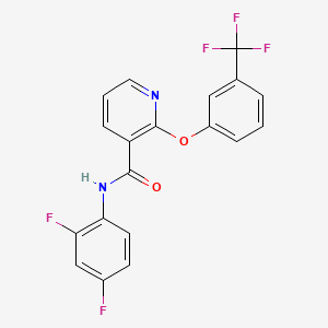 Chemical structure of Diflufenican