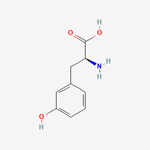 Chemical structure of L-m-Tyrosine
