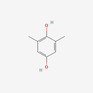 Chemical structure of 2,6-Dimethylhydroquinone