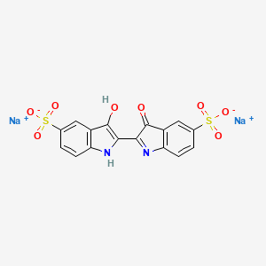 Chemical structure of Indigo carmine