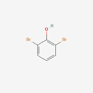 Chemical structure of 2,6-Dibromophenol