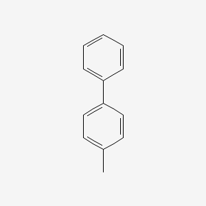 Chemical structure of 4-Methylbiphenyl