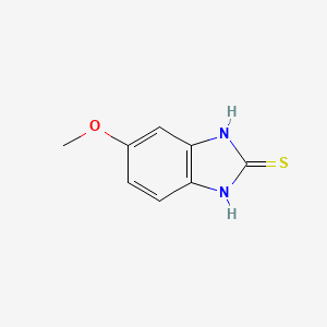 Chemical structure of 5-Methoxy-2-benzimidazolethiol
