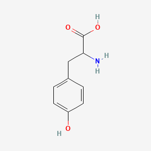 Chemical structure of DL-Tyrosine