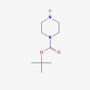 Chemical structure of N-Boc-piperazine