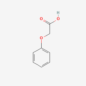 Chemical structure of Phenoxyacetic acid