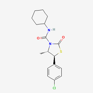 Chemical structure of Hexythiazox