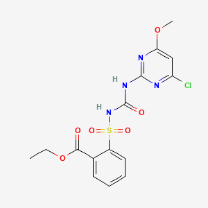Chemical structure of Chlorimuron-ethyl