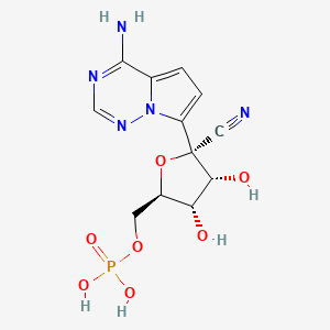 Chemical structure of GS-441524 monophosphate