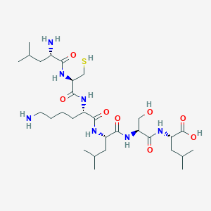 Chemical structure of LCKLSL hydrochloride