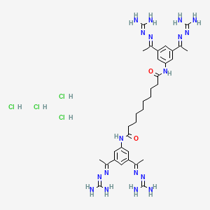 Chemical structure of Semapimod hydrochloride