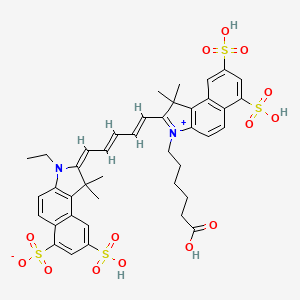 Chemical structure of Cy5·5