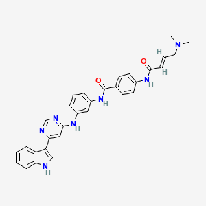 Chemical structure of THZ-P1-2