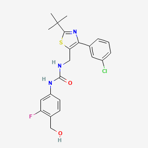 Chemical structure of MDR-652