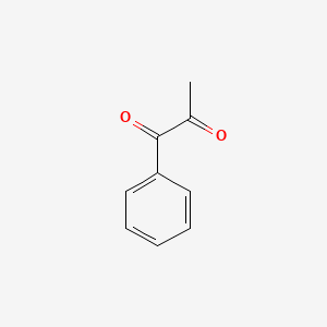 Chemical structure of 1-Phenylpropane-1,2-dione