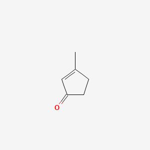Chemical structure of 3-Methyl-2-cyclopenten-1-one