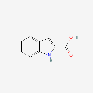 Chemical structure of Indole-2-carboxylic acid