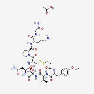 Chemical structure of Atosiban acetate